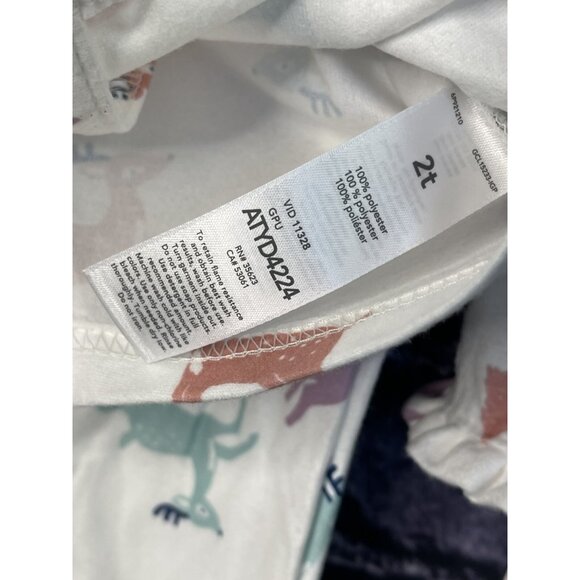 Carter's Just One You 2T PJ Reindeer Trees 2-Piece Pajama Set - Picture 10 of 14